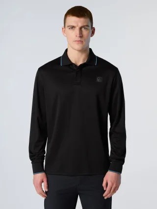 North Sails Polo shirt Coolmax piqué long-sleeved
