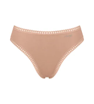 sloggi - sloggi GO Crush High leg C3P cameo brown - Gr. - S