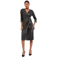 LIPSY Midikleid Lipsy Midikleid mit Wickeldesign, Regular (1-tlg)