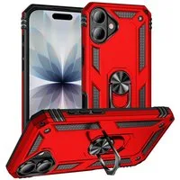 CoolGadget Handyhülle Armor Shield Case für Apple iPhone 17 6,3 Zoll, Outdoor Cover mit Magnet Ringhalterung Handy Hülle für iPhone 17