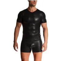 MANSTORE T-Shirt M510 V-Neck Tee regular atmungsaktiv - hochelastisch - voll waschbar