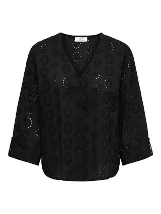 JDY - JDYTALLIE L/S SHIRT WVN DIA Black - Gr. - XL