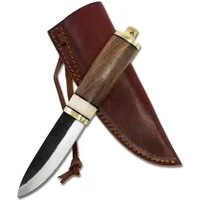 Vehi Mercatus Universalmesser Wikinger Messer Gotland mit Lederscheide Ess- und Gebrauchsmesser