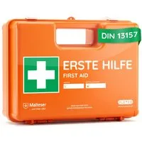 FLEXEO Erste-Hilfe-Koffer DIN 13157, (1 St), Verbandkasten für Betriebe, Büros und Zuhause