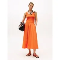 Tommy Hilfiger A-Linien-Kleid 5X2 RIB MIDI MIX F&F DRS