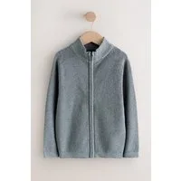Next Strickjacke Strickjacke mit durchgehendem Reißverschluss (1-tlg)