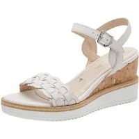 Tamaris aus Leder Keilabsatz 1-28334-46 Plateausandaletten