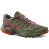 La Sportiva Akasha II dunkelgrün/rot Herren Laufschuh