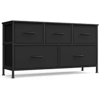 SONGMICS Kommode Schrank mit 5/6/7/8/9 Schubladen, Aufbewahrungsschrank, Stahl, MDF, Vliesstoff, für Schlafzimmer