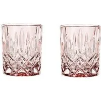 Nachtmann Schnapsglas Nachtmann Noblesse Colors Whiskybecher Rosč 2er Set, Glas