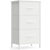 SONGMICS Kommode Schrank mit 3/4/5 Schubladen, Aufbewahrungsschrank, Stahl, MDF, Vliesstoff, für Schlafzimmer