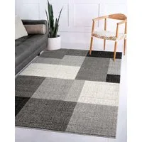 the carpet Teppich Pearl, rechteckig, Höhe: 11 mm, moderner dichter Wohnzimmer Teppich Konturenschnitt