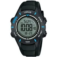 LORUS Chronograph R2367MX9, Armbanduhr, Quarzuhr, Herrenuhr, digital, bis 10 bar wasserdicht