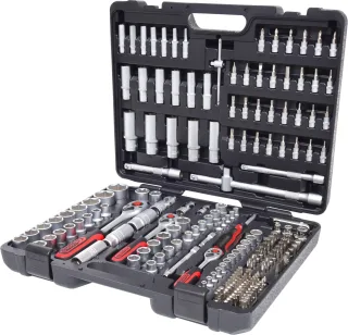 KS Tools 1/4"+3/8"+1/2" Steckschlüssel-Satz, 195-tlg - 917.0795