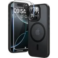 MSM Handyhülle 3in1 Hülle + Schutzglas für iPhone 16 Pro / 16 Pro Max MagSafe Linse