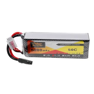 ZOP Power 11.1V 5200mah 50C 3S Lipo Battery TRX Plug for Wltoys 1/8 RC Car