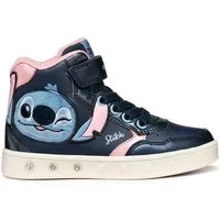 Geox Geox Mädchen Sneakers GEOX-J WASHIBA GIRL J56HXE 0BCKN C1M0G M mehrfar Sneaker
