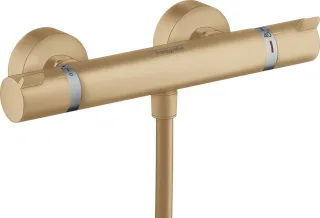 Hansgrohe Thermostat Ecostat Comfort Brausenmischer Aufputz DN15 Brushed Bronze, 13116140 13116140