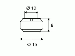 Schell Klemmring komplett 3/8"x10mm 266200099