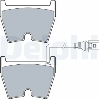 Delphi Bremsbel?ge vorne Audi A3 Q3 Tt 2,5