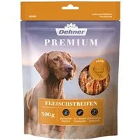 Dehner Premium Hundesnack Hühnerbrust-Streifen, Kausnack, 500 g Huhn, Snack für: Hunde, Leckerli für ausgewachsene Hunde, getreidefrei
