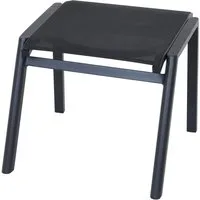 Siena Garden Hocker BOLOGNA, Aluminiumgestell, Ranotex® Bezug, Dining Hocker anthrazit/grau