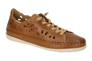 Pikolinos W8B-6550 SOLLER Damen Schn?r-Halbschuhe Braun brandy - Bequeme Echt...