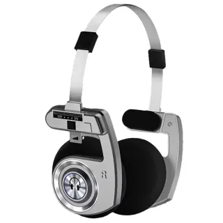 H1Pro bluetooth Headset Retro Stainless Steel Headphone Dual 36mm Dynamic Coils Telescopic Design Sponge Earmuffs Foldab