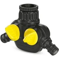 Karcher 2-Wege Verteiler Kärcher 2-Wege-Verteiler schwarz aus Kunststoff