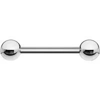 viva-adorno Brustwarzenpiercing Zungenpiercing Universal Barbell Piercing Stab Hantel, Edelstahl Zunge Brust