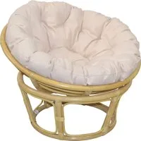 Home affaire Rattanstuhl Papasansessel, aus geflochtenem Rattan, in verschiedenen Größen (80-110 cm)