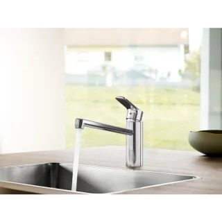 Hansa HANSABASIC Küchenarmatur 55482203 schwenkbar, Ausladung 223mm, DN 15, chrom