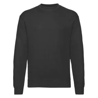 Fruit of the Loom - Sweatshirt Überschnittene Schulter für Herren (Schwarz)