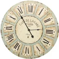 vidaXL Wanduhr Wanduhr Mehrfarbig 60 cm MDF