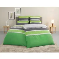 TOM TAILOR HOME Bettwäsche Felix in Gr. 135x200 oder 155x220 cm, Renforcé, 3 teilig, mit GRATIS-Zugabe: Gästehandtuch (100% Baumwolle), mit Reißverschluss