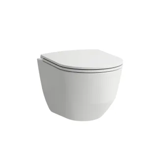 LAUFEN Wand-WC Compact LAUFEN Pro 360x490, weiß mit LCC, Tiefspüler, spülrandlos, 82096.5, 820965400 H8209654000001