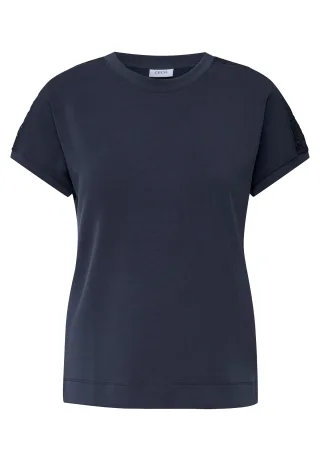 CECIL - Silk Touch T-Shirt urban navy blue - Gr. - M