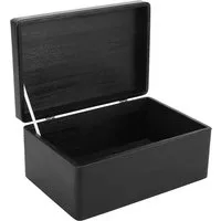 Creative Deco Holzkiste mit Deckel Groß Erinnerungsbox Baby Holzbox 30 x 20 x 14 cm, mit Scharnieren