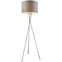 GLOBO LIGHTING Stehlampe, Leuchtmittel nicht inklusive, Steh Leuchte Wohnraum Stativ Strahler Beistell Lese Lampe Textil