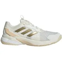 adidas Performance Hallen-Indoorschuhe CrazyFlight 6 weiss/gold Damen Badmintonschuh