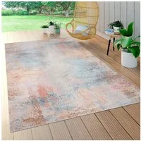 Paco Home Teppich Torres 273, rechteckig, Höhe: 8 mm, modernes abstraktes Design, In- und Outdoor geeignet, Wohnzimmer