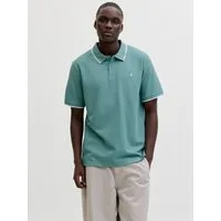 Jack & Jones Poloshirt JJEAUSTIN POLO SS NOOS Materialmix, regular fit