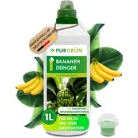 Purgrün Obstdünger Bananendünger, NPK 10+8+6, kräftiges Wachstum, 1 Liter, Flüssigdünger, 1-St., 1 Liter