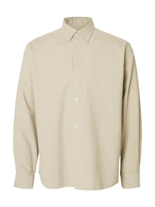 SELECTED MEN - SLMREGCOLE DANNI CORD BD LS SHIRT NOOS - Gr. - L