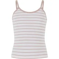 URBAN CLASSICS Muskelshirt Urban Classics Girls Striped Rib Basic Top (1-tlg)