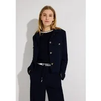 MORE&MORE Jackenblazer kurze, kastige Blazerjacke