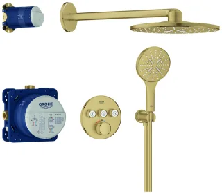 GROHE Unterputz-Duschsystem Grohtherm SmartControl 34863 THM r. Form 3 ASV cool sunrise geb, 34863GN 34863GN0