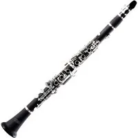 Classic Cantabile Klarinette CLK-20 - aus ABS Kunststoff Bb Deutsch, 20 Klappen, 6 Ringe - Ebonit-Korpus in Echtholzstil