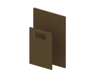 Tece profil Brandschutzplattenset für Standard WC-Module m. TECE-SPK, 9200017 9200017