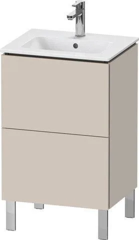 Duravit L-Cube Waschtischunterbau bodenstehend Taupe Matt 520x421x704 mm - LC667109191 LC667109191
